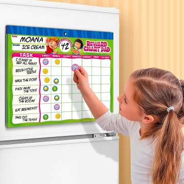 Behavior Reward Chart System for Kids - 26 Chore Charts