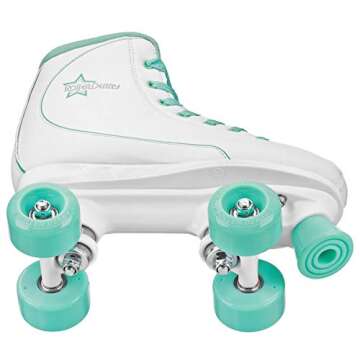 Roller Derby Roller Star 600 Women's Roller Skates - White/Mint - Size 06