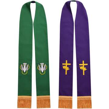 BLESSUME Church Pastor Tassels - Reversible & Stylish