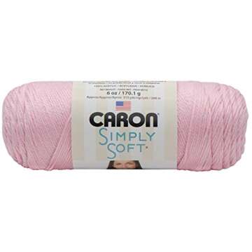 Caron Simply Soft Yarn Solids (3-Pack) Soft Pink H97003-97193