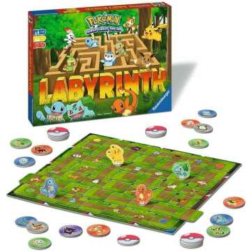 Pokémon Labyrinth Board Game for Fun Family Play