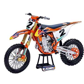 New-Ray 1:10 Scale Red Bull KTM 450 SX-F (Cooper Webb) for adults, unisex