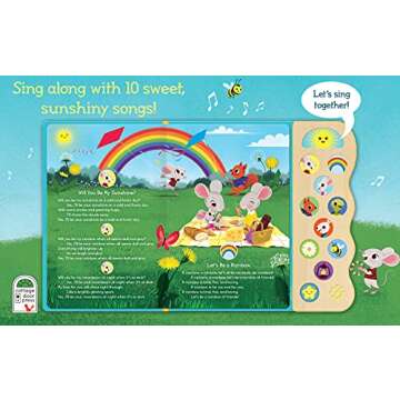 Sing a Song of Sunshine (Interactive Early Bird Children's Song Book with 10 Sing-Along Tunes)