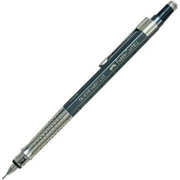 Faber Castell TK-FINE Vario L Mechanical Pencil - 0.5mm Graphite, Precise and Comfortable Writing