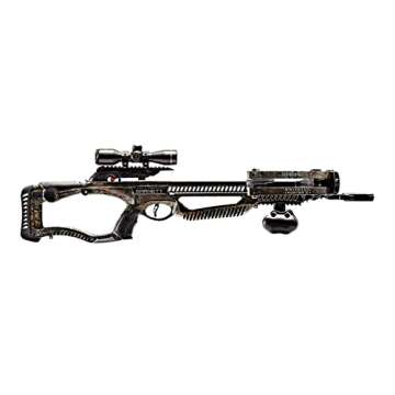 Barnett Whitetail Hunter II Crossbow, with 4x32 Multi-Reticle Scope, 2 Headhunter Arrows, Lightweight Quiver