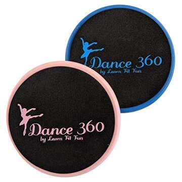 Budget Ballet Turn and Spin Turning Disk For Dancers. Sturdy Dance disk For Ballet, Figure Skating, and Balance. Turn Faster, Balance Better, Perfect Your Spin with Dance 360 (Turn Disk - Pink)