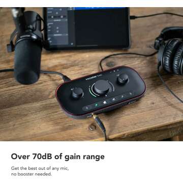 Focusrite Vocaster Two: USB-C Audio Interface