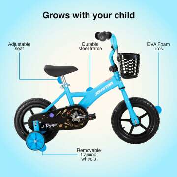 JOYSTAR Kids Bikes 10 & 12 Inch for Toddlers