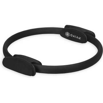 Gaiam Pilates Ring 15" - Lightweight Circle for Toning and Strength