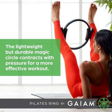 Gaiam 15" Pilates Ring - Lightweight Toning Circle