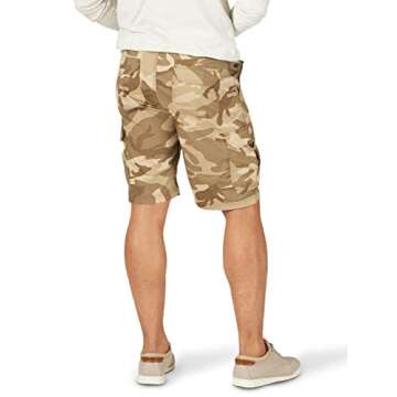 Lee Men's Extreme Motion Cargo Shorts, Camo Size 32