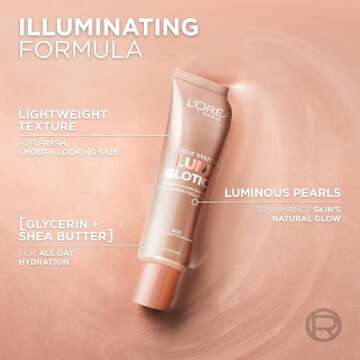 L'Oreal Paris Makeup True Match Lumi Glotion, Natural Glow Enhancer, Illuminator Highlighter, Bronzing Drops For a Sun-Kissed Glow, 904 Deep