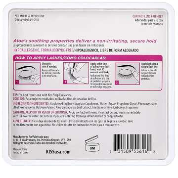 Clear Eyelash Adhesive 0.176 oz for Perfect Lashes