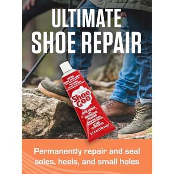 Shoe Goo Repair Adhesive for Worn Shoes & Boots - 3.7oz