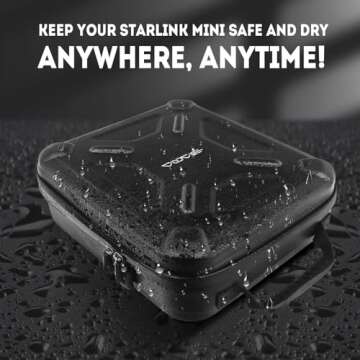 Waterproof EVA Case for Starlink Mini | Dual Carry