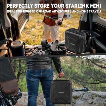 Waterproof EVA Case for Starlink Mini | Dual Carry