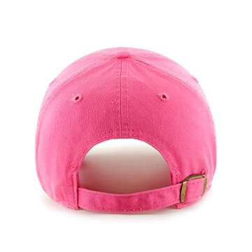 '47 Forty Seven Women's Brand Yankees Hat Ball Cap Hot Pink