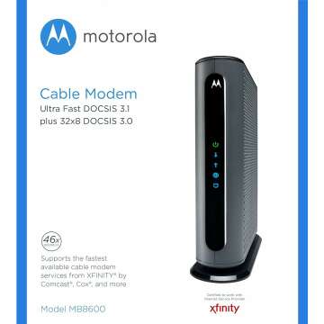 Motorola MB8600 DOCSIS 3.1 Cable Modem Renewed