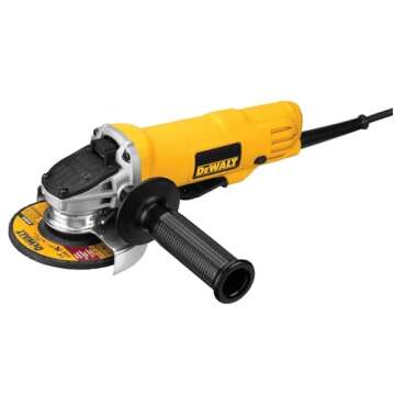 DEWALT 4-1/2-Inch Angle Grinder with Paddle Switch