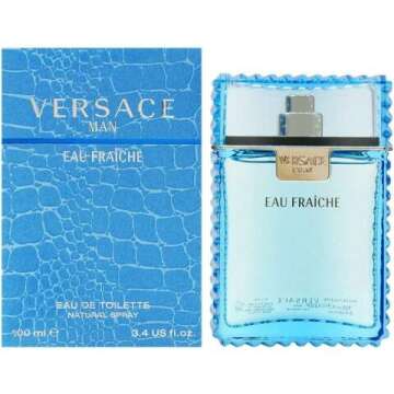 Versace Man Eau Fraiche 3.4 Fl Oz - Men's EDT Spray