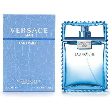 Versace Man Eau Fraiche 3.4 Fl Oz - Men's EDT Spray