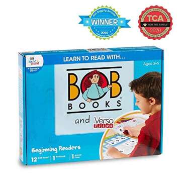 hand2mind Learn to Read With BOB Books & VersaTiles Beginning Readers Set, Early Reader Books, Phonemic Awareness Workbook, Preschool Activity Books, Educational Books for Toddlers, Science of Reading