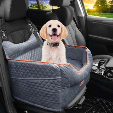 Dog Car Seat - Safe & Comfortable for Small Pets