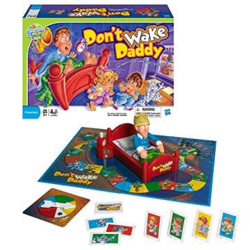 Hasbro Gaming Don't Wake Daddy Preschool Board Game for Kids Ages 3 and Up (Amazon Exclusive)