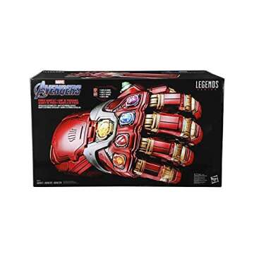 Avengers Marvel Legends Series Endgame Power Gauntlet Articulated Electronic Fist,Brown,18 years and up