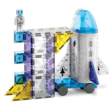 MAGNA-TILES Space 32-Piece Magnetic Construction Set