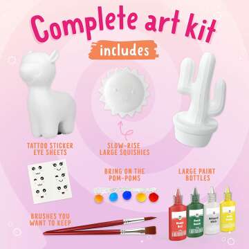 Paint Your Own Alpaca Squishies Kit