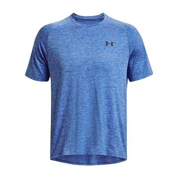 Under Armour Men's Tech 2.0 T-Shirt - Water/Black