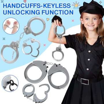 IVENRXIU Police Role Play Set - Fun Dress Up Toys for Kids