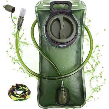 Hydration Bladder 1.5L-2L-3L for Hiking - Leak Proof & BPA-Free