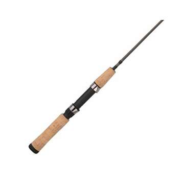 Shakespeare Micro 7' Spinning Rod, 2-Piece Fishing Rod, Graphite Composite Blank, Light Rod Power, Comfortable Type Cork Handle, Conventional Reel Seat