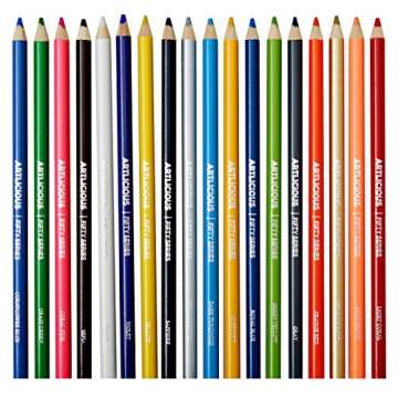 Artlicious Colored Pencils, 50 Colored Pencils for Adult Coloring Books, Soft Core,Ideal for Drawing Blending Shading,Color Pencils Set Gift for Adults Kids Beginners