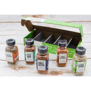 Certified Organic Grilling Spice Set