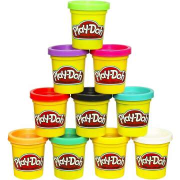 Play-Doh Modeling Compound 10-Pack - Assorted Colors for Creative Fun