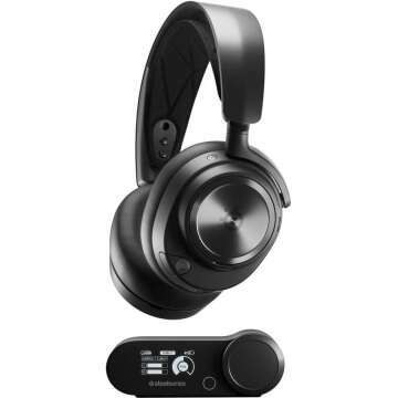 SteelSeries Arctis Nova Pro Wireless Xbox Multi-System Gaming Headset - Premium Hi-Fi Drivers - Active Noise Cancellation - Infinity Power System - ClearCast Mic - Xbox, PC, PS5, PS4, Switch, Mobile