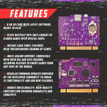 B.Brown SD2SNES Rev X 2023 latest version. + 8 Gb SD card.