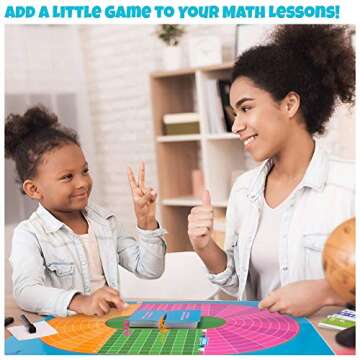 Byron's Games Math Sprint Board Game for Kids Age 7 Plus. Award-Winning Mental Math Games of Addition, Subtraction, Multiplication and Division. Fun Educational Learning Resource for Home or Classroom