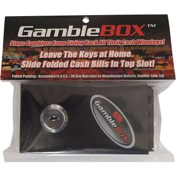 Gamble Box Metal Bank: Beat Gambling Urges & Win Cash!