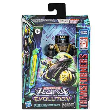 Transformers Toys Legacy Evolution Deluxe Animated Universe Prowl Toy, 5.5-inch, Action Figure for Boys and Girls Ages 8 and Up