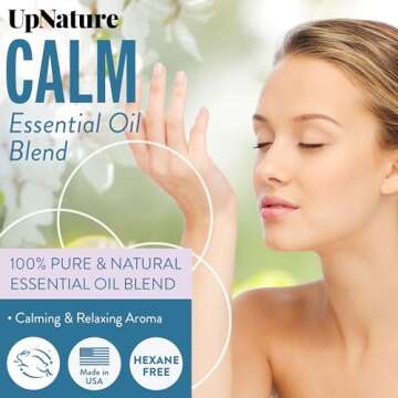 UpNature Calm Essential Oil Blend - Aromatherapy Relaxation Gift