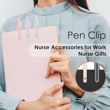 Valentines Day Gifts for Teens, Nurse Gifts, Cool Stuff Aesthetic Pens Office College School Supplies, Teen Girl Gifts Trendy Stuff, Black Ink Cute Pens, Teen Easter Basket Stuffers, Preppy Stuff