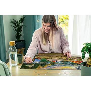 Ravensburger Calm Campsite Puzzle - 1000 Unique Pieces | Softclick Technology Ideal for Adults and Kids Aged 12+ | Eco-Friendly with FSC Certified Materials