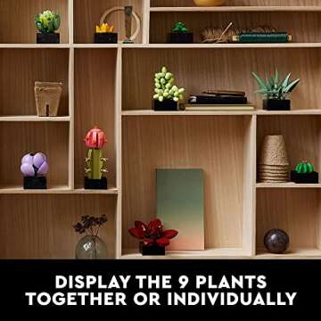 LEGO Succulents Plant Set - Ideal Gifts for Adults