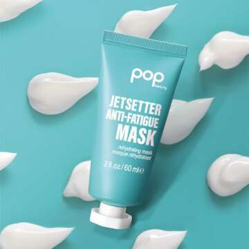 POP Beauty JETSETTER ANTI-FATIGUE MASK - Powerful Replenishing Face Mask, Ceramides Deeply Moisturize Skin | 2 Fl Oz