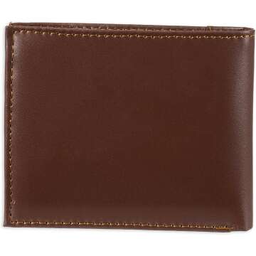 Tommy Hilfiger Men’s Genuine Leather Wallet - Multiple Card Slots