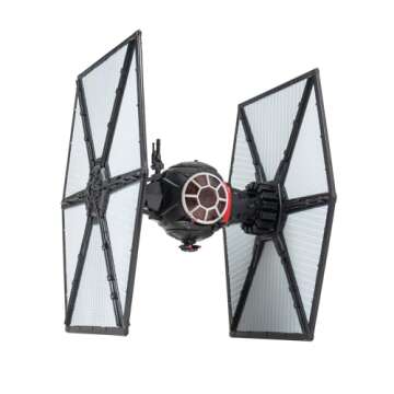 STAR WARS Micro Galaxy Squadron First Order Special Forces TIE Fighter - 5-Inch Vehicle with Removable Wings, Rotating Turret, and 1-Inch Micro Figure Accessory